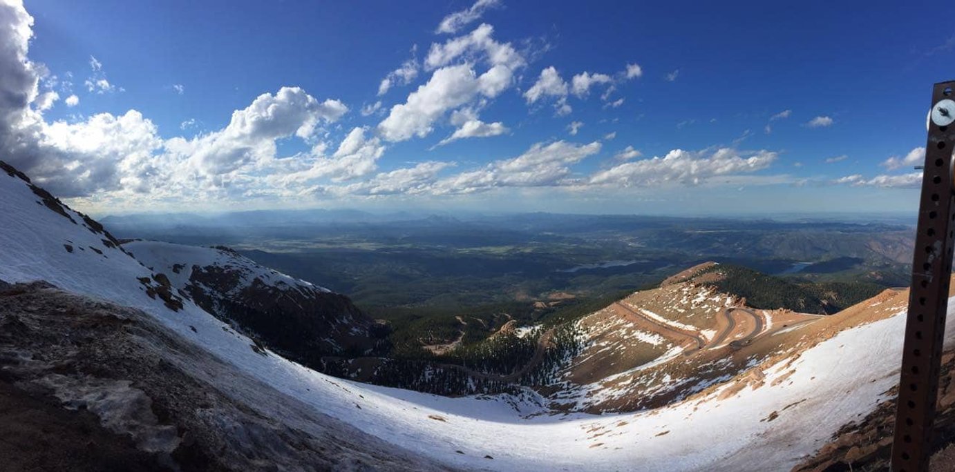 Colorado Springs snowy valley